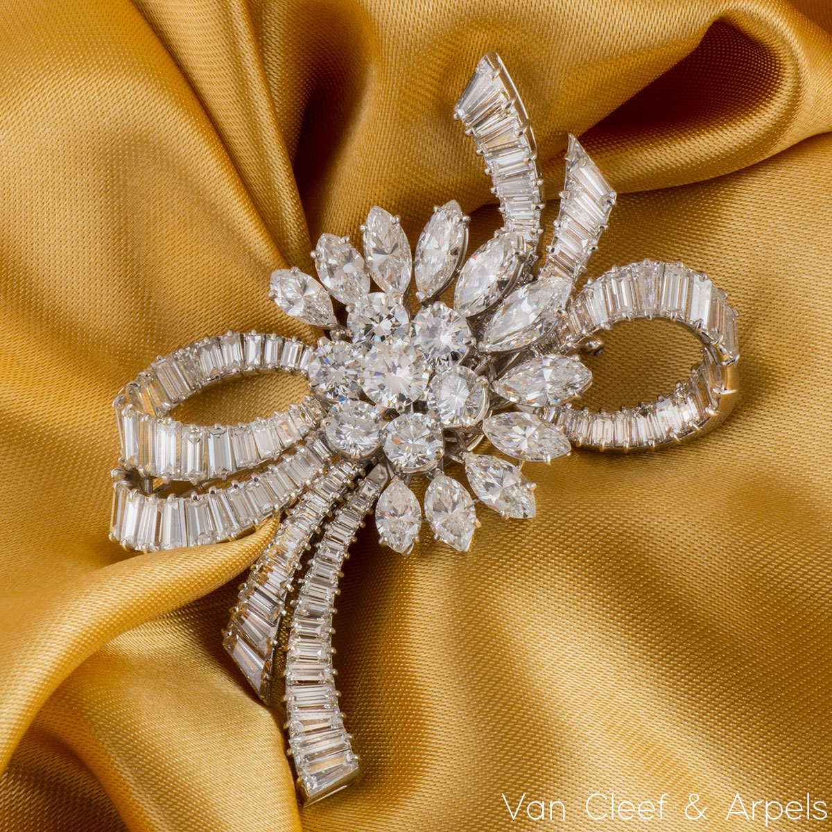 Van Cleef & Arpels Diamonds Brooch c.1950.